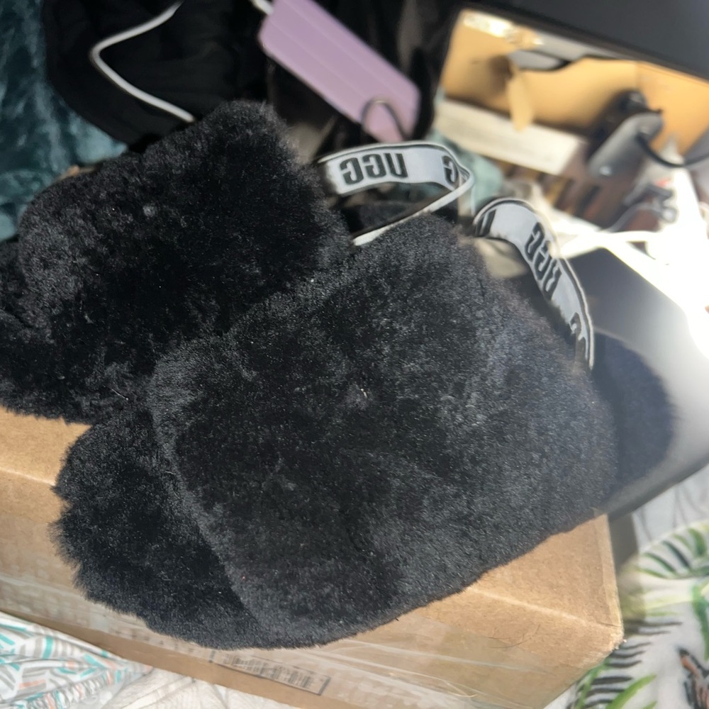 UGG black slides
